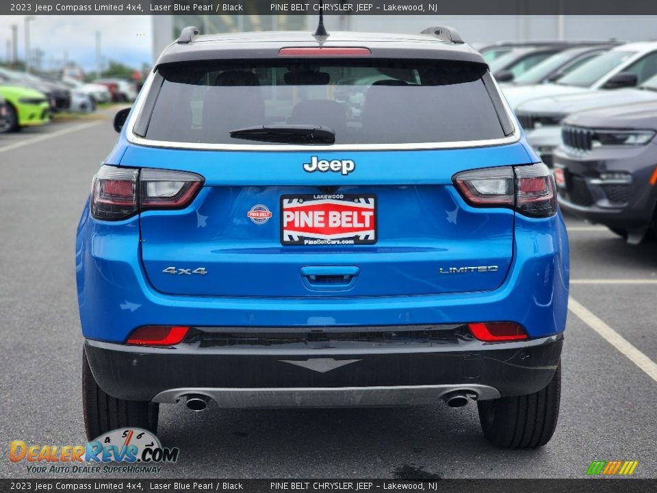 2023 Jeep Compass Limited 4x4 Laser Blue Pearl / Black Photo #6