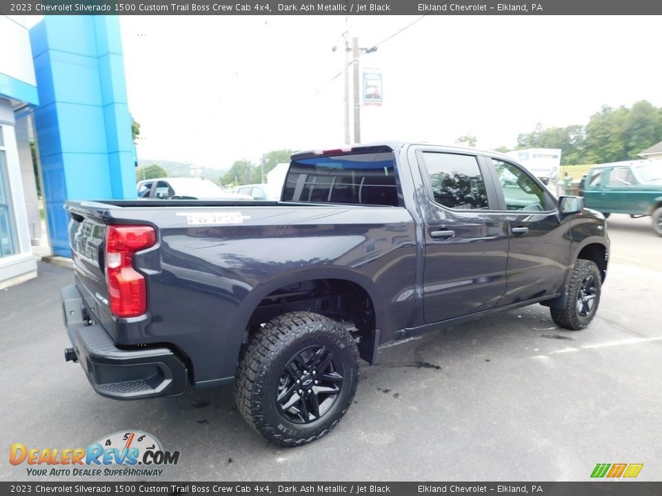 2023 Chevrolet Silverado 1500 Custom Trail Boss Crew Cab 4x4 Dark Ash Metallic / Jet Black Photo #8