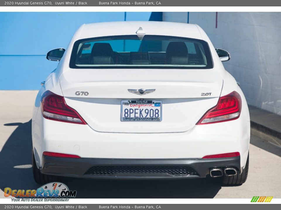 2020 Hyundai Genesis G70 Uyuni White / Black Photo #9