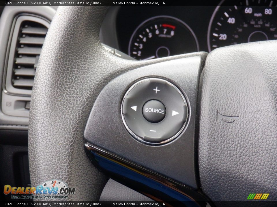 2020 Honda HR-V LX AWD Modern Steel Metallic / Black Photo #21