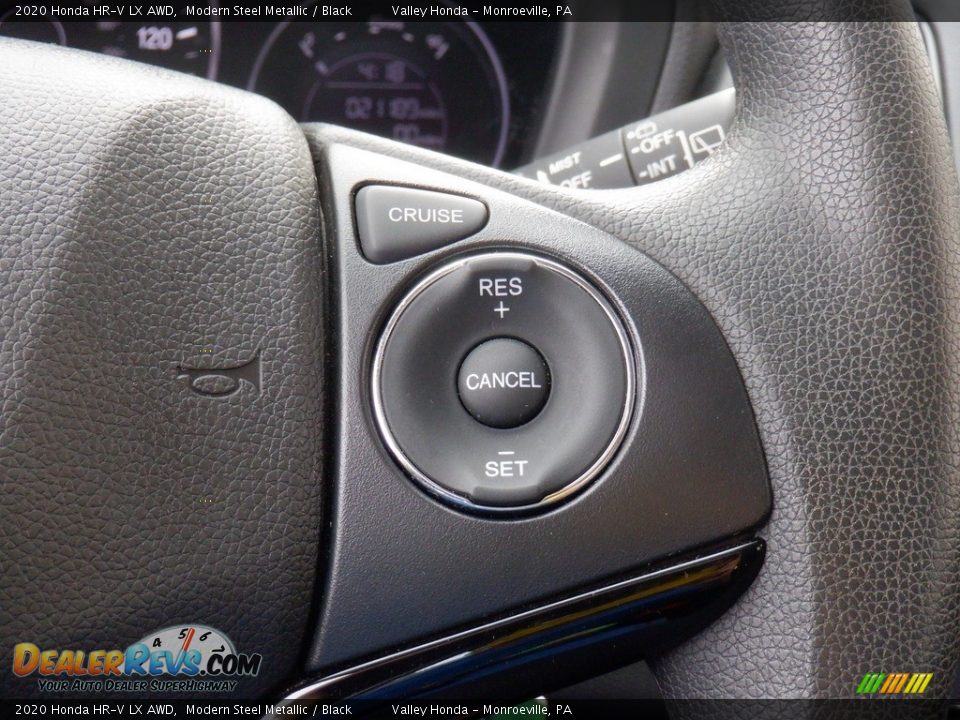 2020 Honda HR-V LX AWD Modern Steel Metallic / Black Photo #22