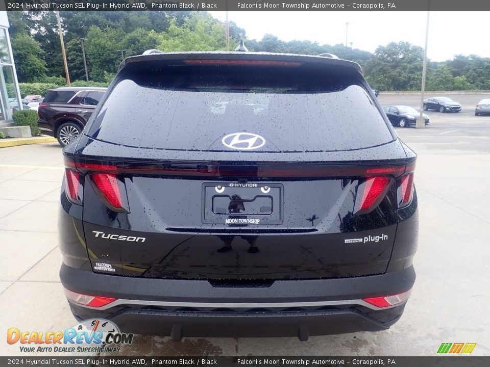 2024 Hyundai Tucson SEL Plug-In Hybrid AWD Phantom Black / Black Photo #3