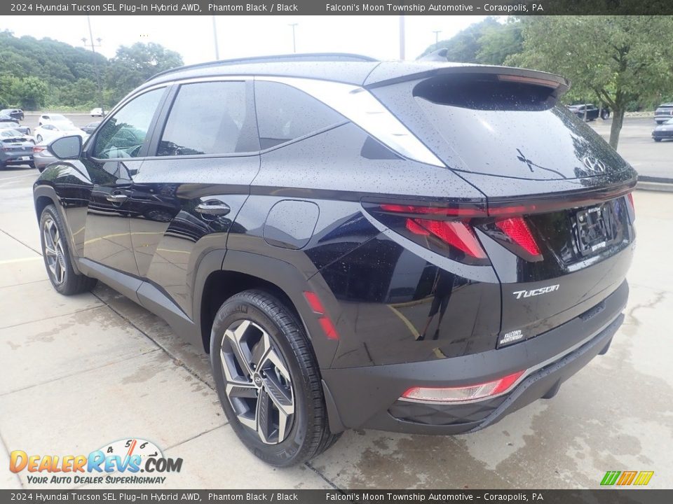 2024 Hyundai Tucson SEL Plug-In Hybrid AWD Phantom Black / Black Photo #5