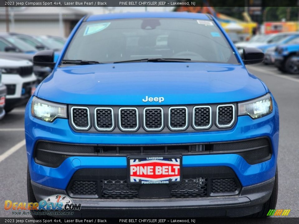 2023 Jeep Compass Sport 4x4 Laser Blue Pearl / Black Photo #2