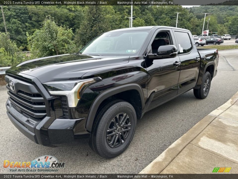 2023 Toyota Tundra SR5 CrewMax 4x4 Midnight Black Metallic / Black Photo #7