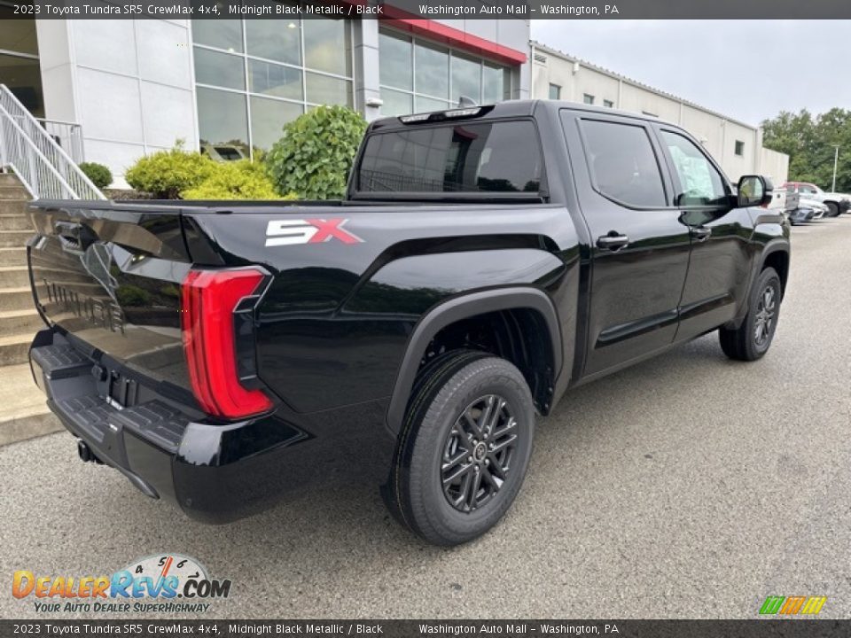 2023 Toyota Tundra SR5 CrewMax 4x4 Midnight Black Metallic / Black Photo #9