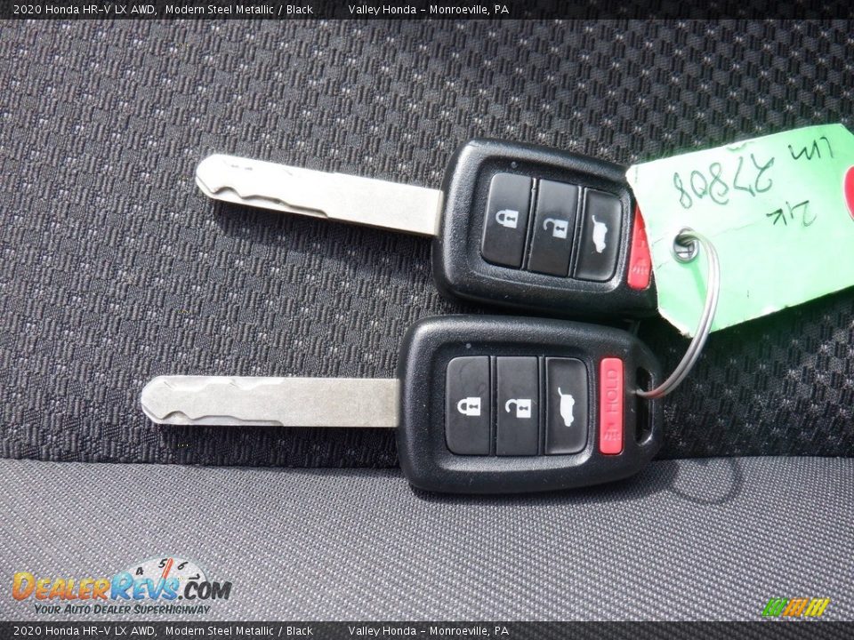 2020 Honda HR-V LX AWD Modern Steel Metallic / Black Photo #29
