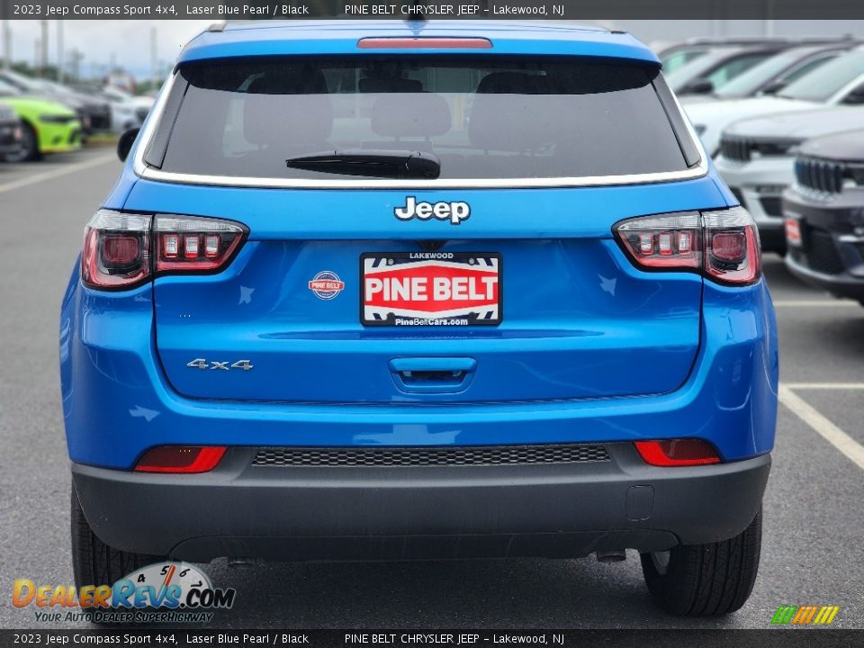 2023 Jeep Compass Sport 4x4 Laser Blue Pearl / Black Photo #6