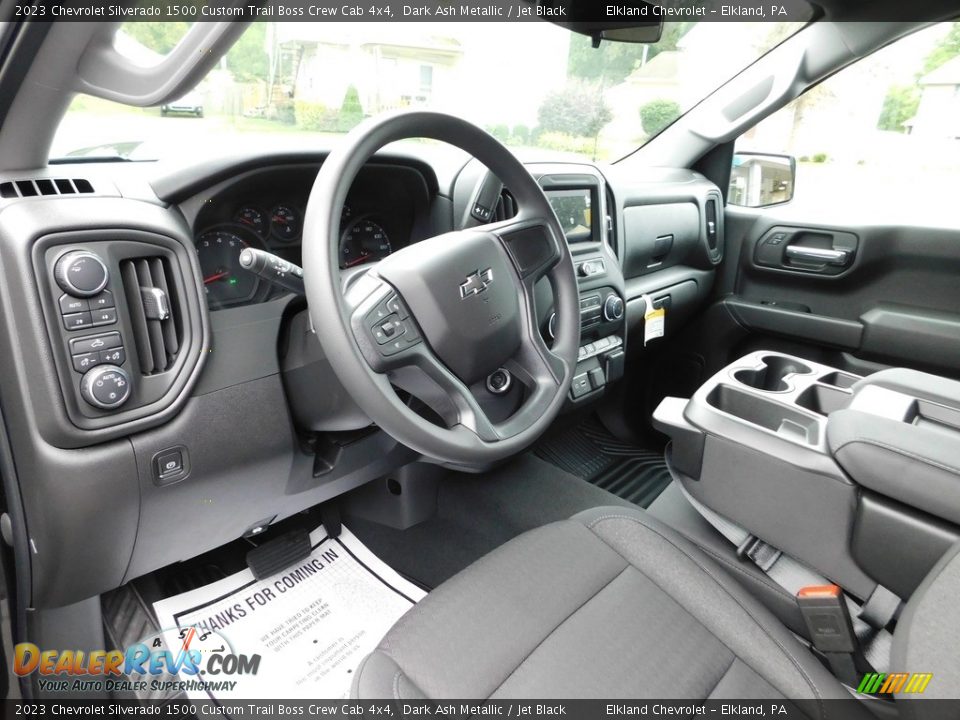 Front Seat of 2023 Chevrolet Silverado 1500 Custom Trail Boss Crew Cab 4x4 Photo #22