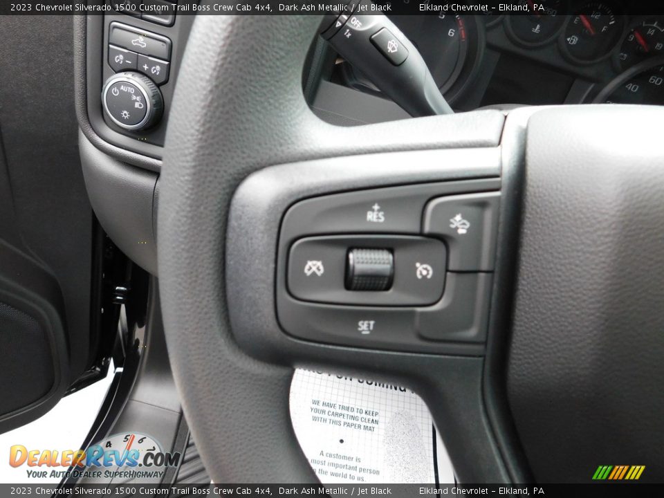 2023 Chevrolet Silverado 1500 Custom Trail Boss Crew Cab 4x4 Steering Wheel Photo #25