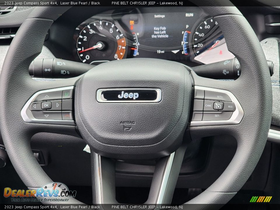 2023 Jeep Compass Sport 4x4 Laser Blue Pearl / Black Photo #13