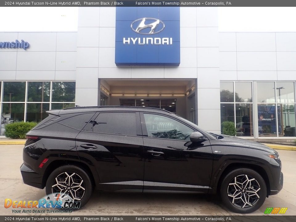 Phantom Black 2024 Hyundai Tucson N-Line Hybrid AWD Photo #1