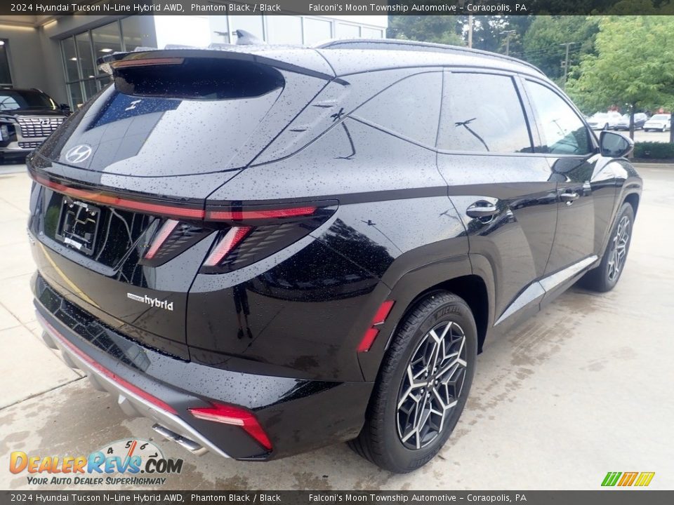 2024 Hyundai Tucson N-Line Hybrid AWD Phantom Black / Black Photo #2