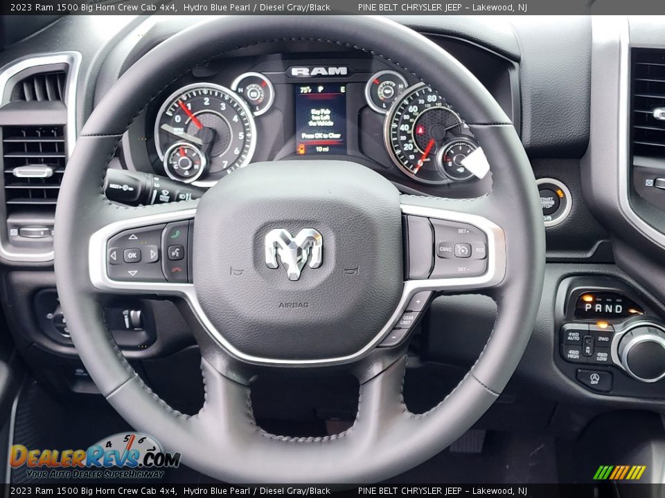 2023 Ram 1500 Big Horn Crew Cab 4x4 Steering Wheel Photo #12