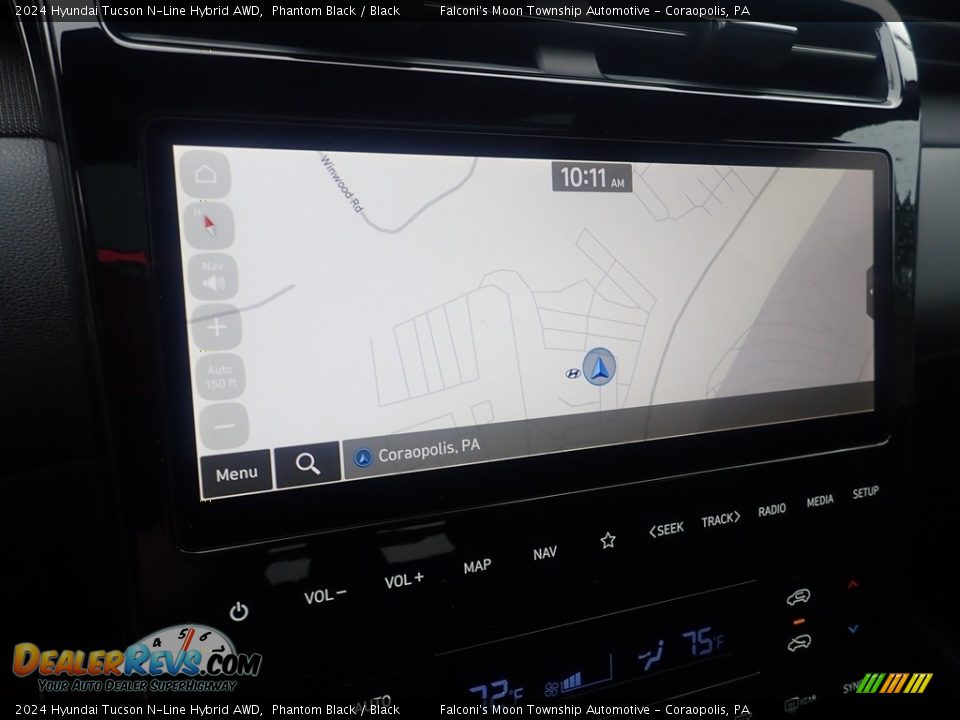 Navigation of 2024 Hyundai Tucson N-Line Hybrid AWD Photo #16