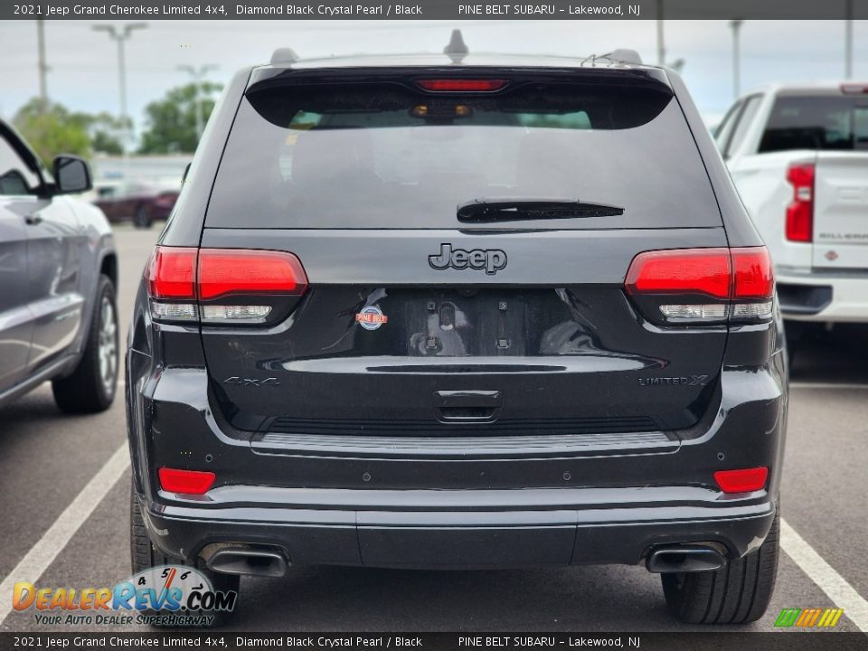 Diamond Black Crystal Pearl 2021 Jeep Grand Cherokee Limited 4x4 Photo #4