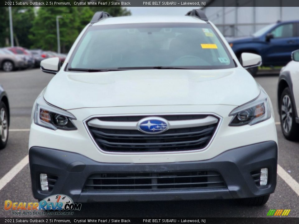 2021 Subaru Outback 2.5i Premium Crystal White Pearl / Slate Black Photo #2
