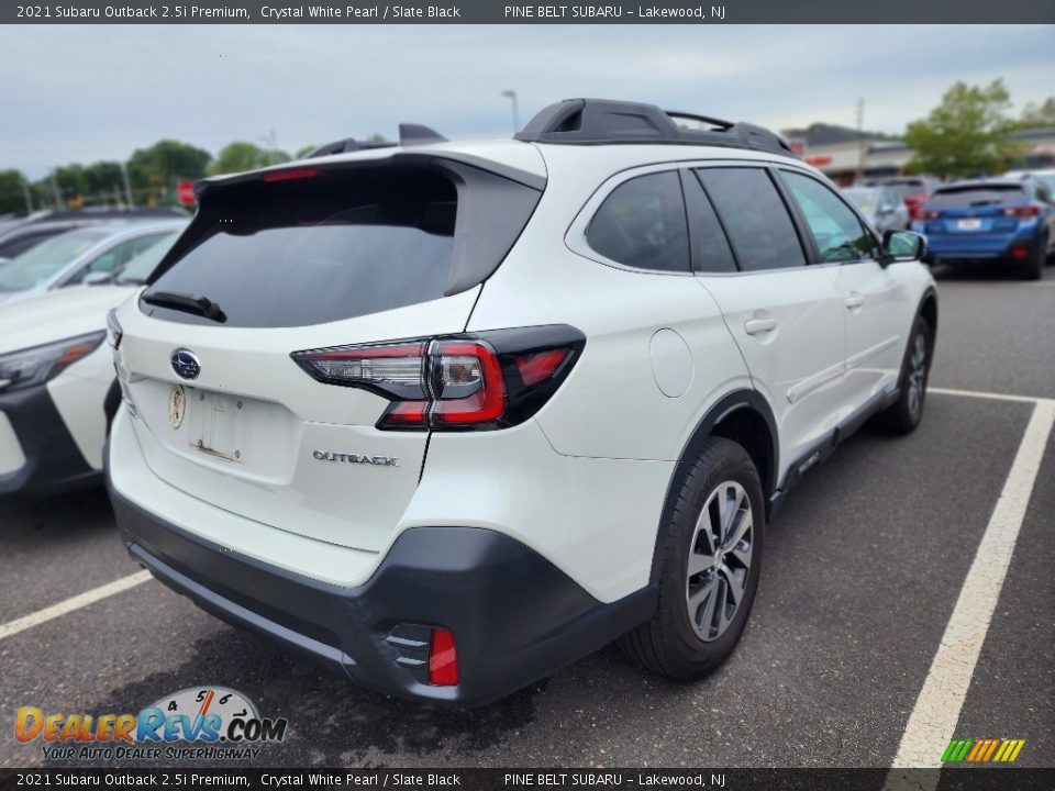 2021 Subaru Outback 2.5i Premium Crystal White Pearl / Slate Black Photo #3