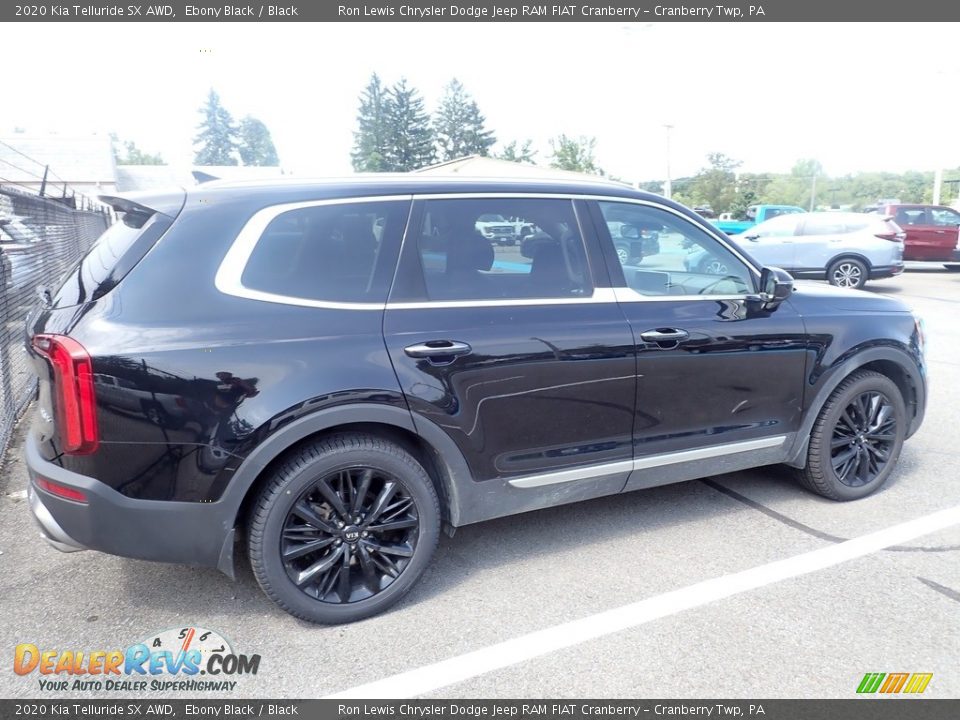 2020 Kia Telluride SX AWD Ebony Black / Black Photo #5