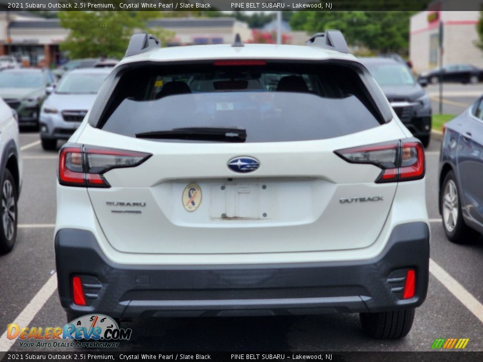 2021 Subaru Outback 2.5i Premium Crystal White Pearl / Slate Black Photo #4