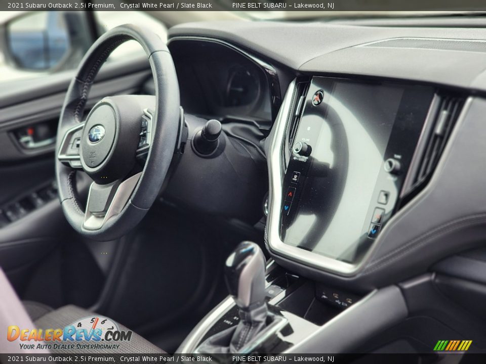 2021 Subaru Outback 2.5i Premium Crystal White Pearl / Slate Black Photo #6