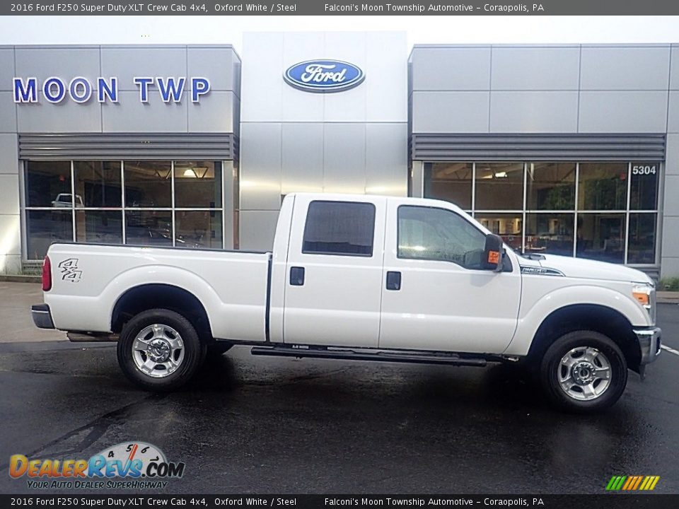 2016 Ford F250 Super Duty XLT Crew Cab 4x4 Oxford White / Steel Photo #1