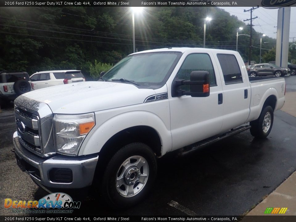 2016 Ford F250 Super Duty XLT Crew Cab 4x4 Oxford White / Steel Photo #6