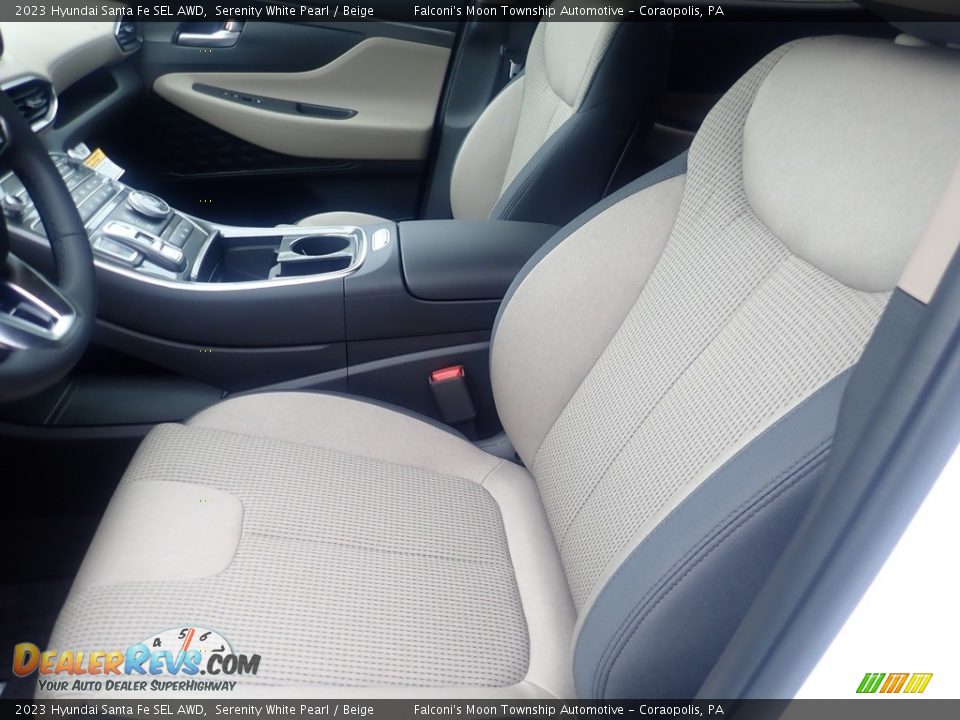 2023 Hyundai Santa Fe SEL AWD Serenity White Pearl / Beige Photo #10
