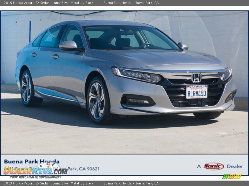 2019 Honda Accord EX Sedan Lunar Silver Metallic / Black Photo #1