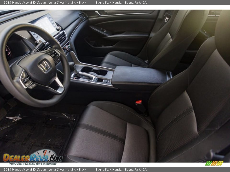 Black Interior - 2019 Honda Accord EX Sedan Photo #3