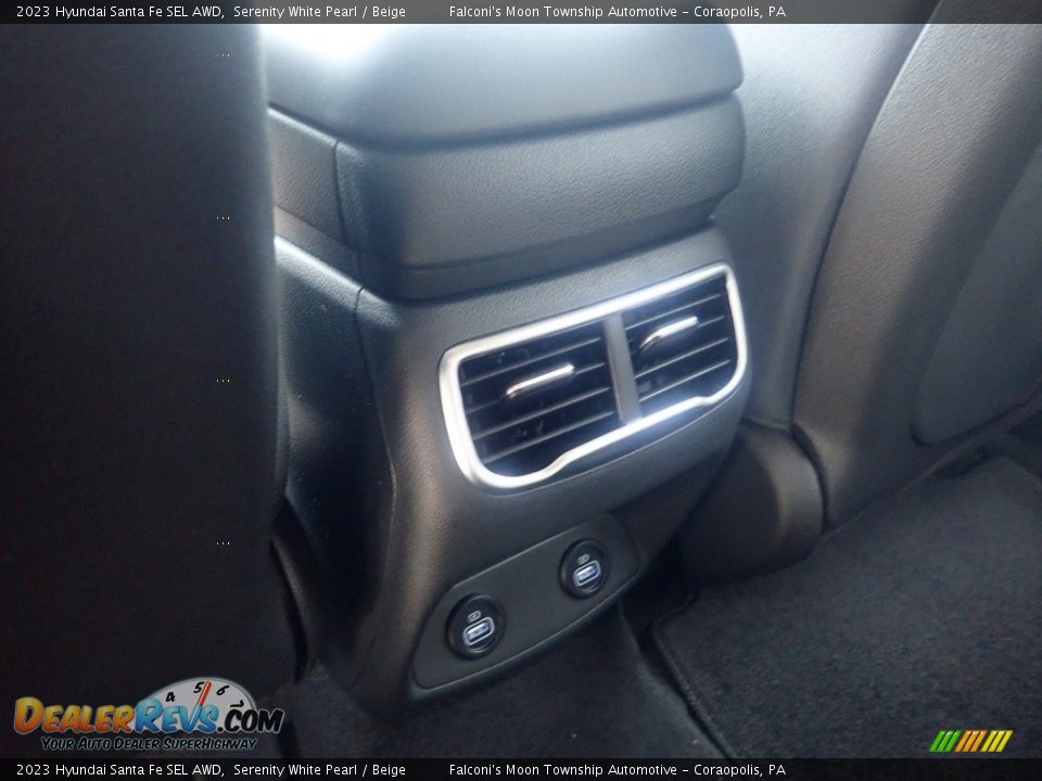 2023 Hyundai Santa Fe SEL AWD Serenity White Pearl / Beige Photo #13