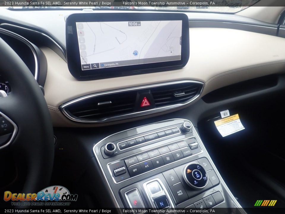 2023 Hyundai Santa Fe SEL AWD Serenity White Pearl / Beige Photo #17