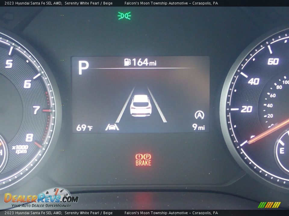 2023 Hyundai Santa Fe SEL AWD Serenity White Pearl / Beige Photo #19