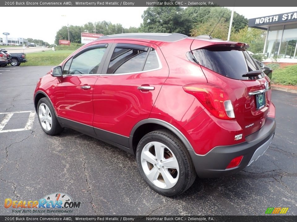 2016 Buick Encore Convenience AWD Winterberry Red Metallic / Ebony Photo #3