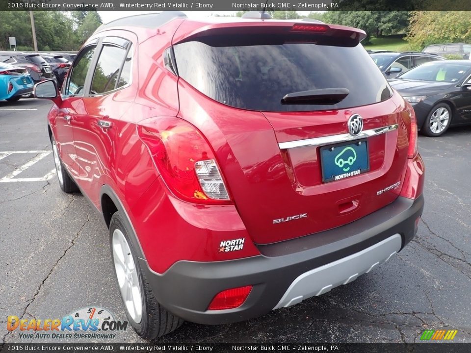 2016 Buick Encore Convenience AWD Winterberry Red Metallic / Ebony Photo #4