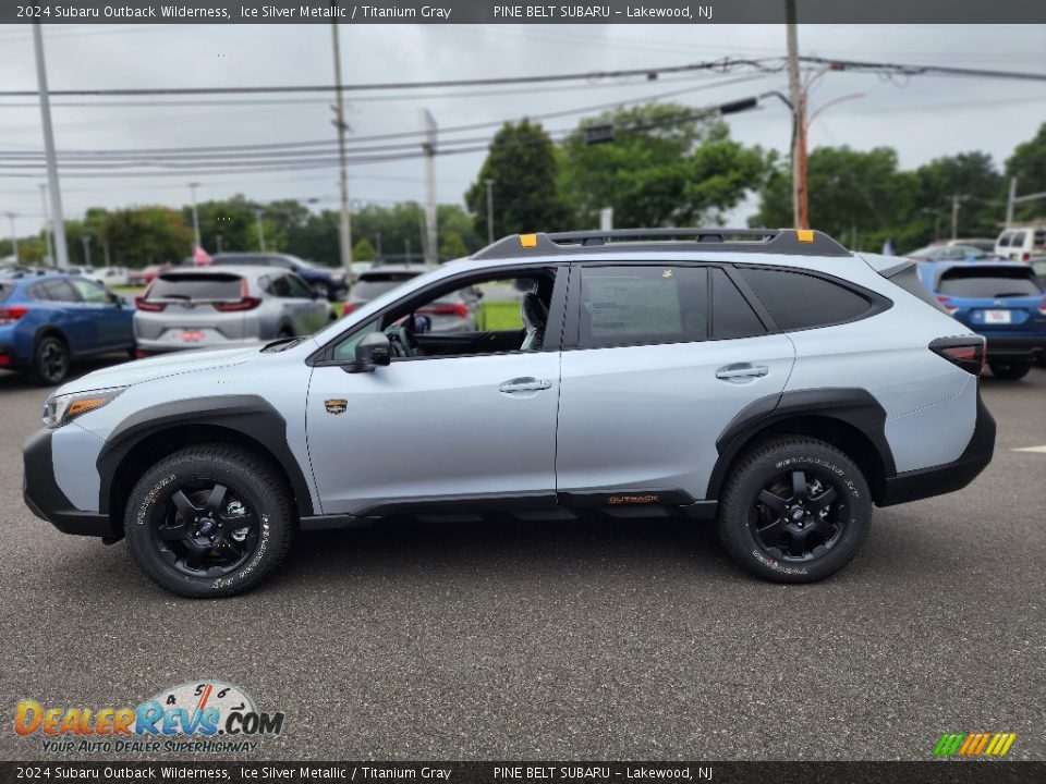 2024 Subaru Outback Wilderness Ice Silver Metallic / Titanium Gray Photo #3