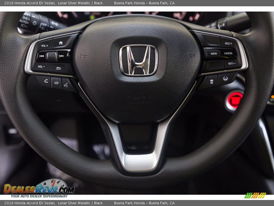 2019 Honda Accord EX Sedan Lunar Silver Metallic / Black Photo #13