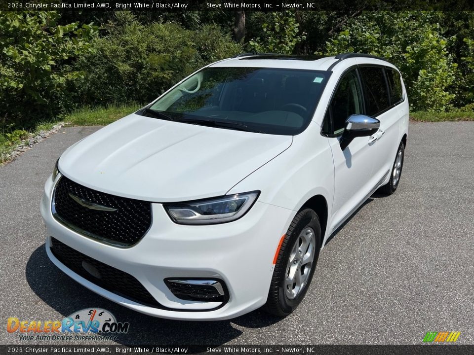 2023 Chrysler Pacifica Limited AWD Bright White / Black/Alloy Photo #2