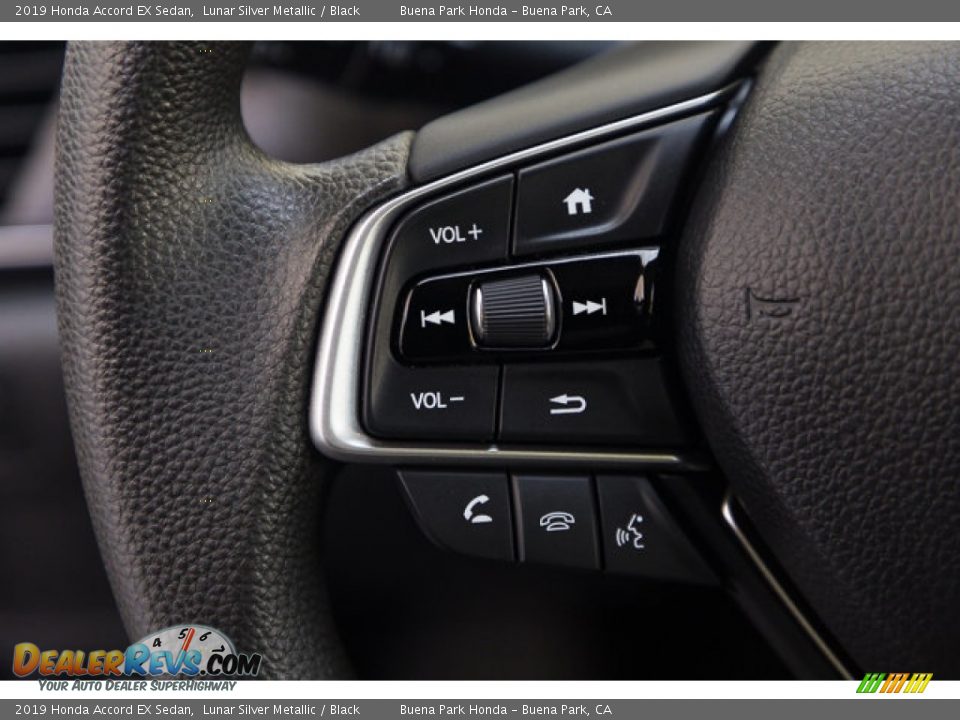 2019 Honda Accord EX Sedan Lunar Silver Metallic / Black Photo #14