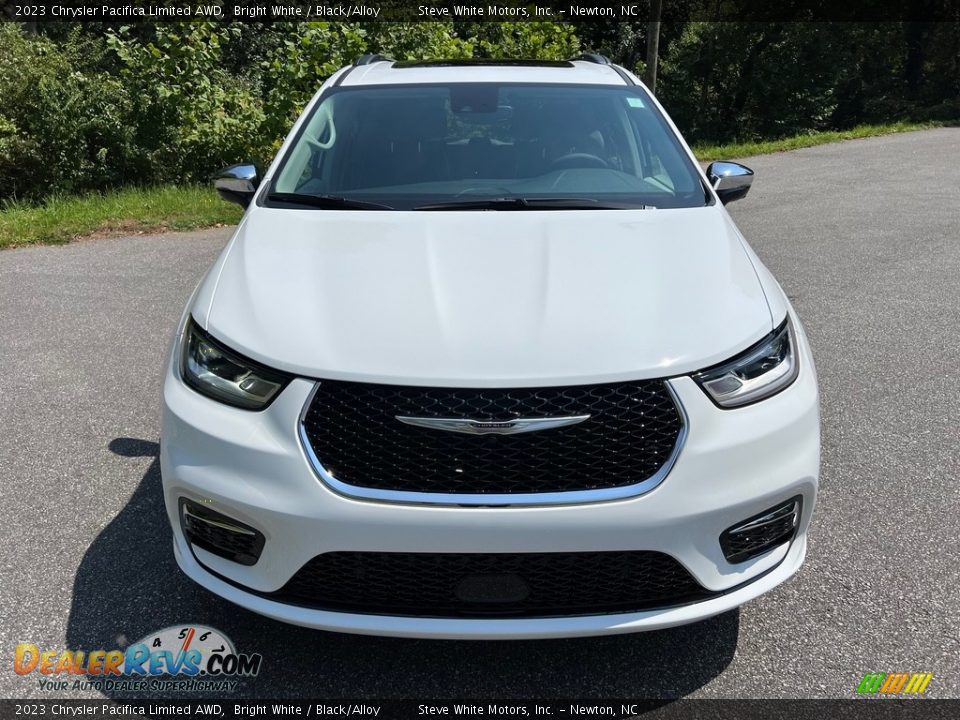 2023 Chrysler Pacifica Limited AWD Bright White / Black/Alloy Photo #3
