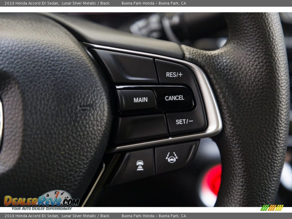 2019 Honda Accord EX Sedan Lunar Silver Metallic / Black Photo #15