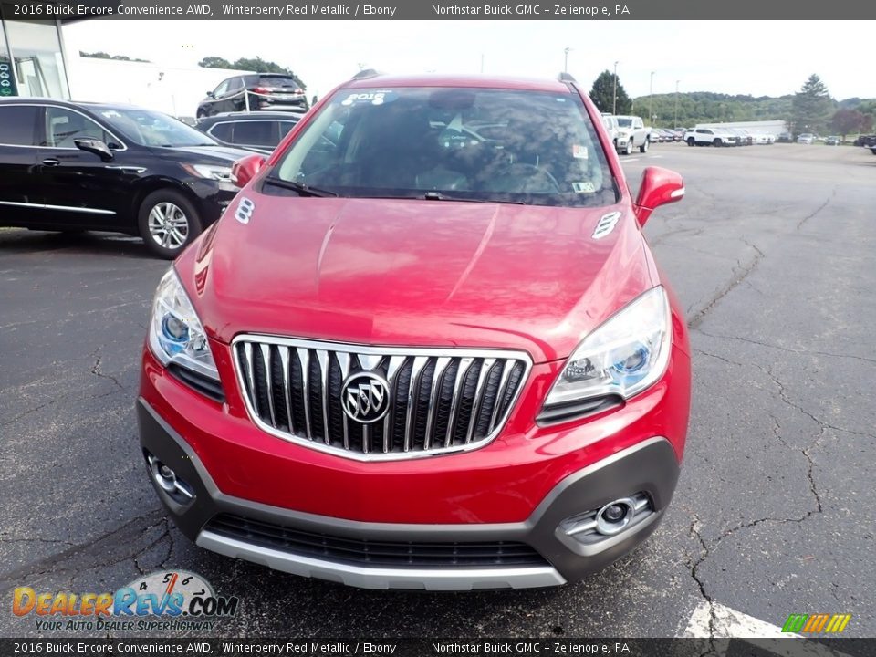 2016 Buick Encore Convenience AWD Winterberry Red Metallic / Ebony Photo #11