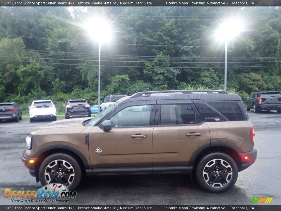 Bronze Smoke Metallic 2022 Ford Bronco Sport Outer Banks 4x4 Photo #6