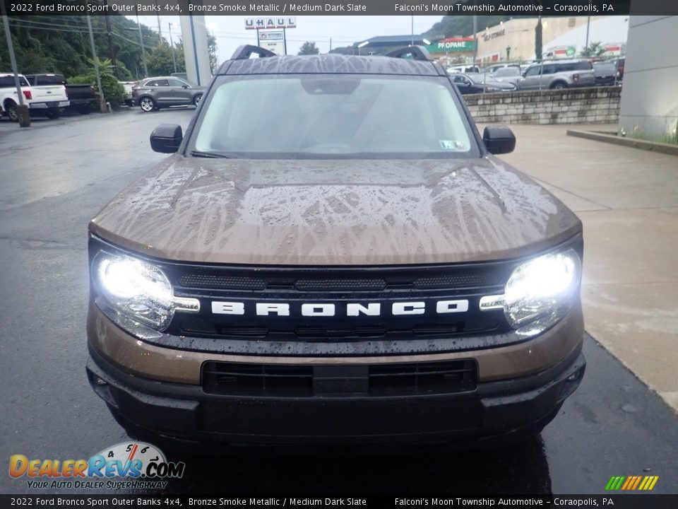 2022 Ford Bronco Sport Outer Banks 4x4 Bronze Smoke Metallic / Medium Dark Slate Photo #8