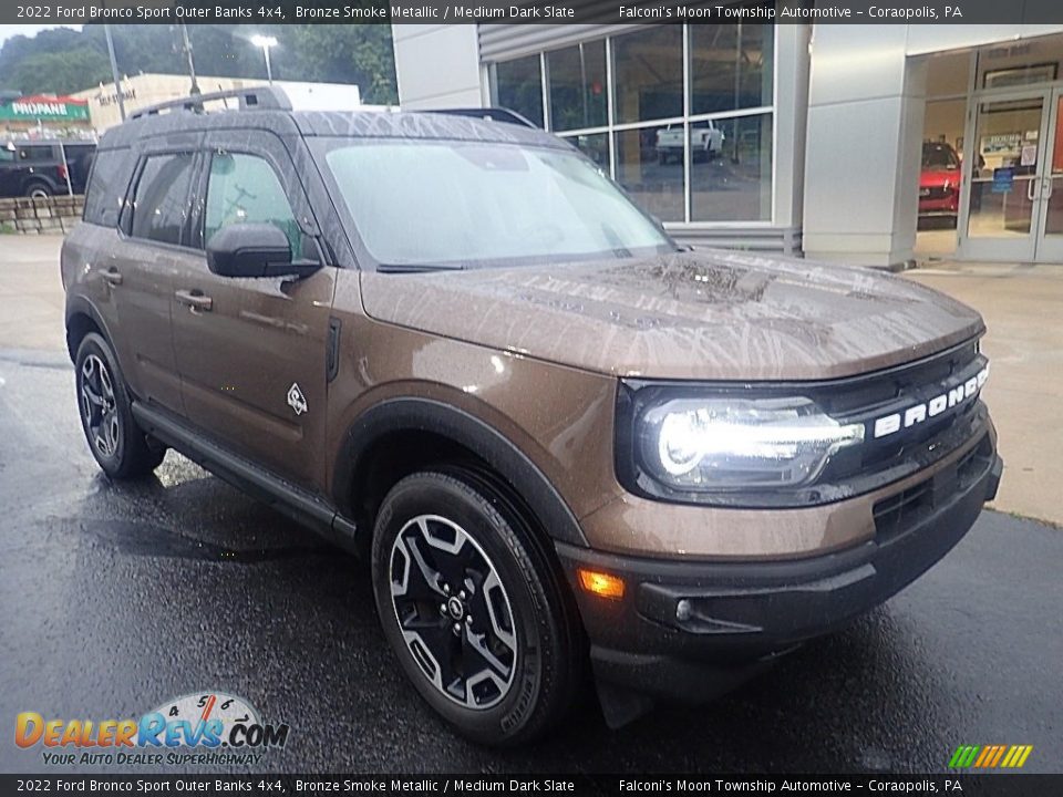 Bronze Smoke Metallic 2022 Ford Bronco Sport Outer Banks 4x4 Photo #9