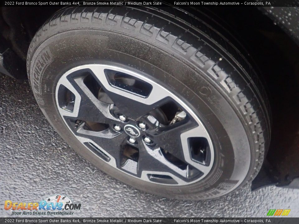 2022 Ford Bronco Sport Outer Banks 4x4 Bronze Smoke Metallic / Medium Dark Slate Photo #10