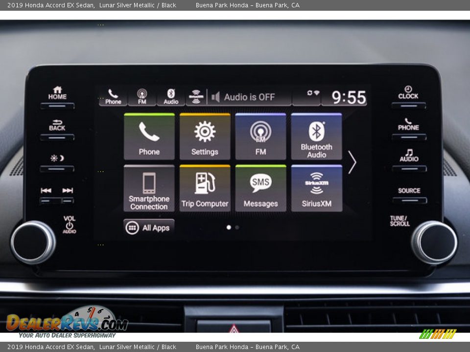 2019 Honda Accord EX Sedan Lunar Silver Metallic / Black Photo #26