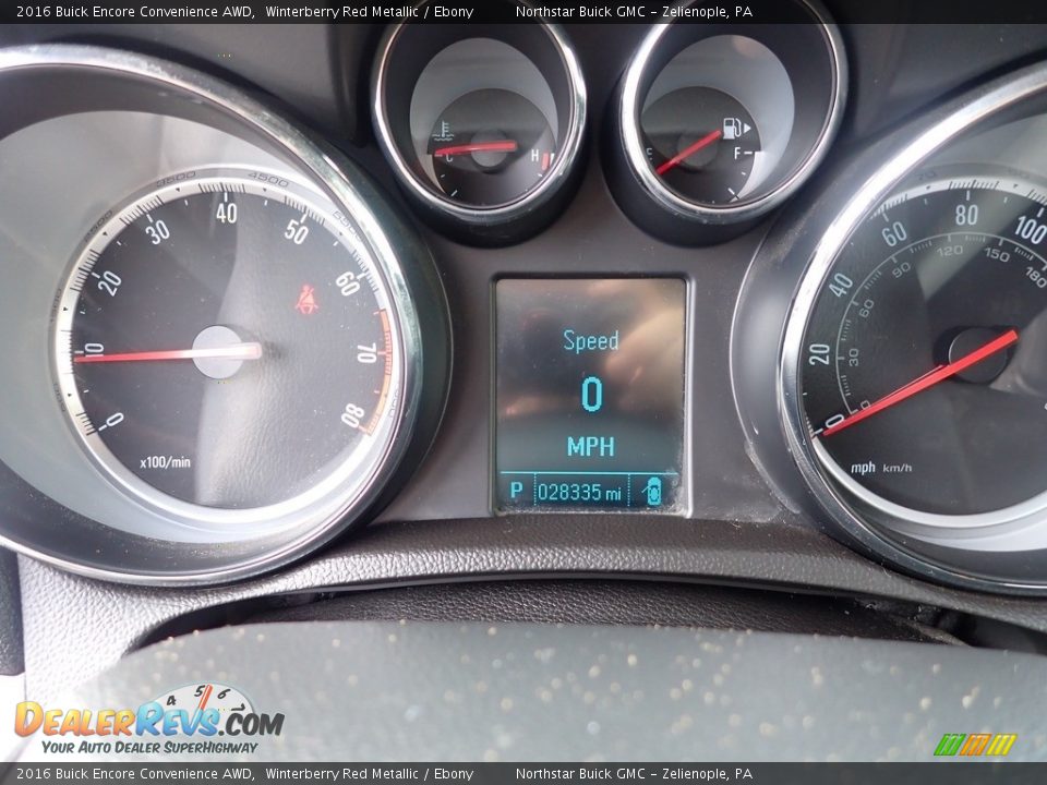 2016 Buick Encore Convenience AWD Gauges Photo #23