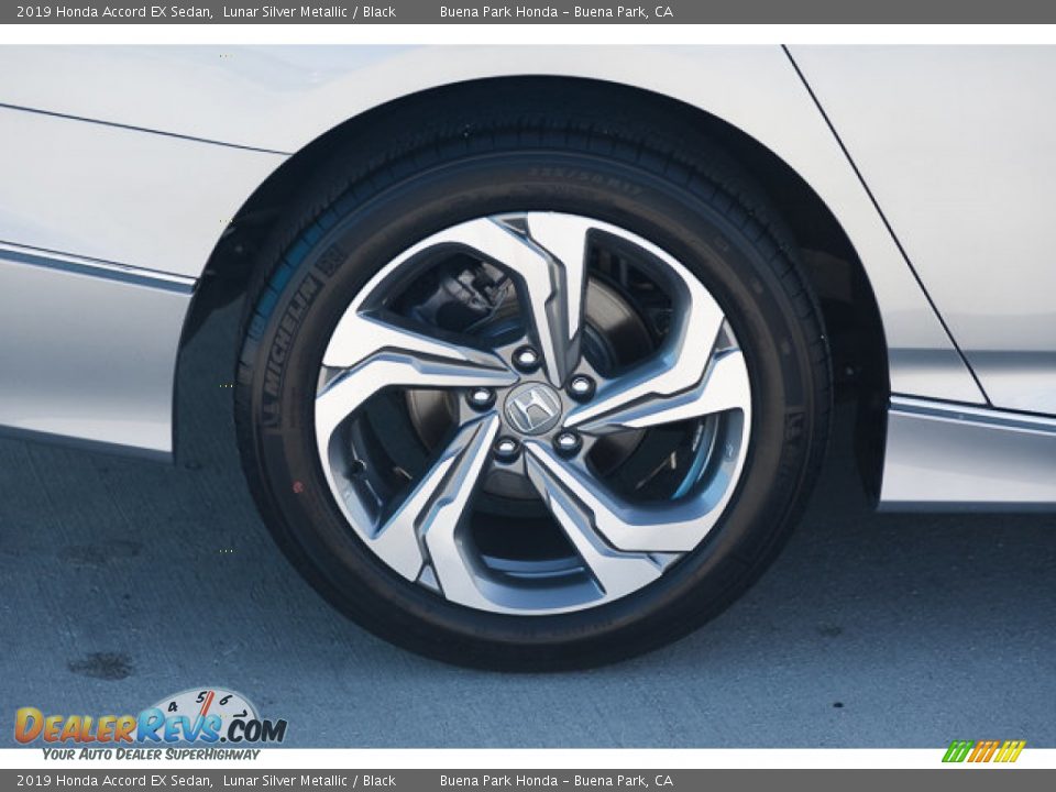 2019 Honda Accord EX Sedan Lunar Silver Metallic / Black Photo #36