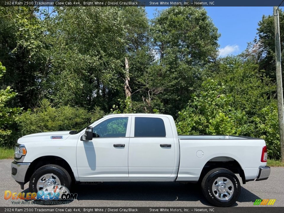 Bright White 2024 Ram 2500 Tradesman Crew Cab 4x4 Photo #1